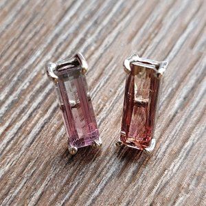 Natural Watermelon Tourmaline, Afghan, 2.5 CT, 14 KT gold setting